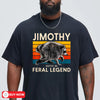 Jimothy Raccoon Shirt, Seattle Short Spine Raccoon T-Shirt, Animal Lover Gift, Viral Raccoon Meme Graphic Tee