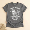 Just Resting My Eyes Club T-Shirt, Funny Dad Napping Tee
