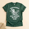 Just Resting My Eyes Club T-Shirt, Funny Dad Napping Tee