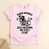 Just Resting My Eyes Club T-Shirt, Funny Dad Napping Tee