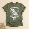 Just Resting My Eyes Club T-Shirt, Funny Dad Napping Tee