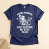 Just Resting My Eyes Club T-Shirt, Funny Dad Napping Tee