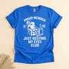 Just Resting My Eyes Club T-Shirt, Funny Dad Napping Tee