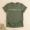 Custom Outnumbered by Girls Tee, Personalized Dad Name, Father Gift
