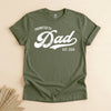 Personalized Promoted to Dad Shirt, Custom Year New Father Tee