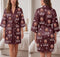 Personalized Husband Photo Satin Robe, Custom Face Gift for Wife