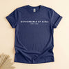 Custom Outnumbered by Girls Tee, Personalized Dad Name, Father Gift