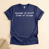 Knower of Stuff Fixer of Things, Humorous Gift Shirt for Men