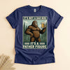 Funny Bigfoot Father Figure Shirt, Dad Bod Beer Tee Gift