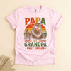Papa Like a Grandpa Only Cooler, Retro Bigfoot Father's Day Tee
