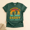 Promoted to Daddy 2027 T-Shirt, Retro New Dad Gift Tee