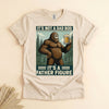 Funny Bigfoot Father Figure Shirt, Dad Bod Beer Tee Gift