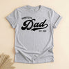 Personalized Promoted to Dad Shirt, Custom Year New Father Tee
