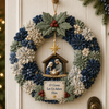 Christmas Wreath DIY Craft Kit, Beginner No-Sew Poke Art Set