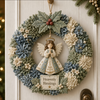 Christmas Wreath DIY Craft Kit, Beginner No-Sew Poke Art Set