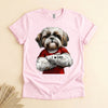 Shih Tzu Dad T-Shirt, Funny Dog Lover Tee for Father's Day