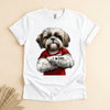 Shih Tzu Dad T-Shirt, Funny Dog Lover Tee for Father's Day