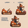 Personalized Grandma Pumpkin Patch Plaque, Custom Names, Halloween Decor