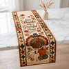 Thanksgiving Quilted Table Runner, Grateful Heart Turkey Harvest Decor