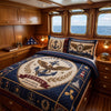 US Navy Veteran Quilt Bedding Set, Sailor Pride Gift