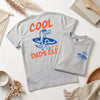 Personalized Cool Dads Club Shirt, Custom Name Surf Alligator Tee