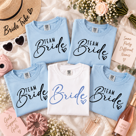 Team Bride Bachelorette Party Shirts For The Whole Squad Comfort Colors T-Shirt