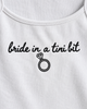 Bride In A Tini Bit Bachelorette Squad Embroidered Women's Tank Top