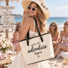 Bachelorette Tote Bag, And So the Adventure Begins Bride Gift
