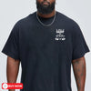 navy unisex t-shirt with white printed graphic reading Best Daddy by Par, featuring crossed golf clubs and a tee, funny golf dad design