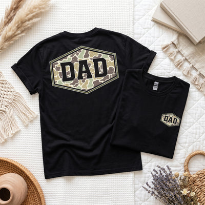 Camo Dad Shirt, Retro Duck Camouflage Tee, Father's Day Gift
