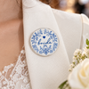 Something Blue Bride Bridesmaid Maid of Honor Acrylic Pins
