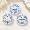Something Blue Bride Bridesmaid Maid of Honor Acrylic Pins