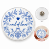 Something Blue Bride Bridesmaid Maid of Honor Acrylic Pins