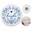 Something Blue Bride Bridesmaid Maid of Honor Acrylic Pins