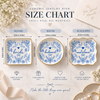 Something Blue Floral Bride Bridesmaid Maid Of Honor Ceramic Jewelry Dish