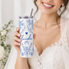 Something Blue Bride, Maid of Honor, Bridesmaid Tumbler 20oz with Straw