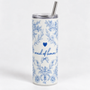 Something Blue Bride, Maid of Honor, Bridesmaid Tumbler 20oz with Straw