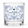 Something Blue Bride Bridesmaid Maid Of Honor Whiskey Glass
