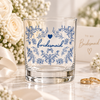 Something Blue Bride Bridesmaid Maid Of Honor Whiskey Glass