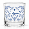 Something Blue Bride Bridesmaid Maid Of Honor Whiskey Glass