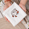 Silly Goose Bride With Wine Glass Wedding Day - Embroidered Satin Handkerchief