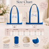 Something Blue For The Bride To Be Embroidered Tote Bag