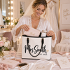 Bride Gift Tote Bag, Stylish Mrs Bag for Her Wedding Day