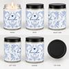 Something Blue Bride Maid Of Honor Bridesmaid Gift - 8oz Scented Candle