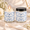 Something Blue Bride Maid Of Honor Bridesmaid Gift - 8oz Scented Candle