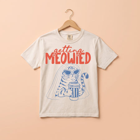 Cat Bride Shirt, Funny Getting Meowied Tee, Bridal Gift