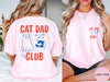 Cat Dad Club Shirt, Funny Cat Lover Tee, Gift for Cat Dad