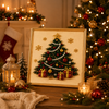 Christmas Pearl Diamond Art Kit, Festive Santa Bead Craft