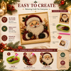 Christmas Pearl Diamond Art Kit, Festive Santa Bead Craft