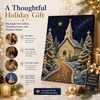 Pearl Diamond Art Kit for Christmas, Snowy Church Wall Decor